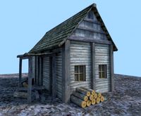 Medieval house 3D Model
