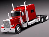 Peterbilt 389 Sleeper Cab 2015 3D Model