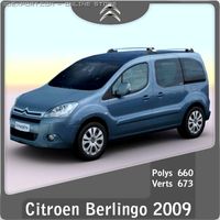 2009 Citroen Berlingo 3D Model