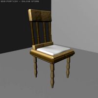 Download free Fancy Chair 3D Model
