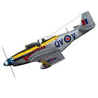 North American P 51K Mustang MK IV Dooleybird 3D Model
