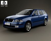 Skoda Octavia combi 2005 3D Model