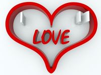 Love heart 3D Model