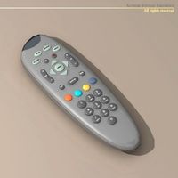 Tv remote 3D Model
