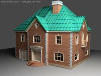 House Two-storeyed 3D Model