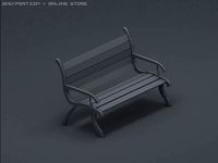 Bench 3D Model