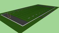 Standard American Football Field