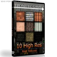 10 High Res Roof Textures 3D Model