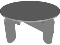 Low Garden TableFree