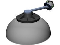Industrial Lamp Explosion Poof 3D CAD Model