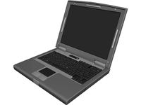 Notebook 3D CAD Model