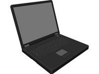 Laptop 3D CAD Model