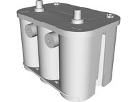 Optima Battery 3D CAD Model