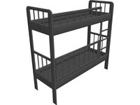 Two-Level Children Bed 3D CAD Model