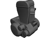 Suzuki DR-Z 400 Engine 3D CAD Model