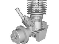 RC Motor Assembly 3D CAD Model