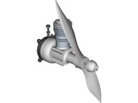 RC Cox 0.48 3D CAD Model