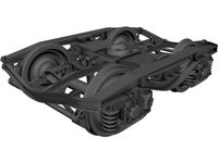 Train Bogie Y25 3D CAD Model