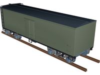 Canadian Box Baggage Car