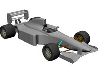 Sauber F1 Car 3D CAD Model
