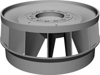 Francis Turbine Runner 3D CAD Model