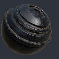 Procedural gun material