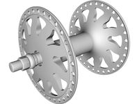 Hub Bike 3D CAD Model