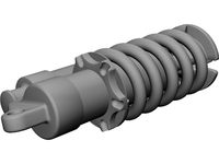 Fox Racing Shox DHX 5 3D CAD Model