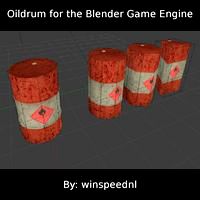 Game Ready Oildrum + lod