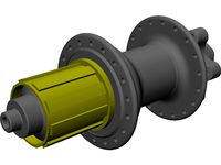 Brake Hub Hope MTB 3D CAD Model