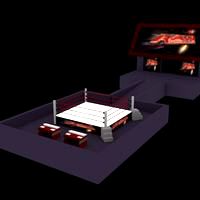 WWE: Raw ring simple