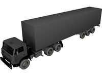 Kamaz with Trailer