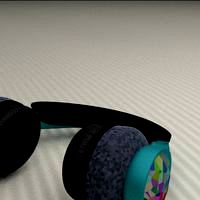 Colorful headphones