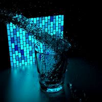 Fluid and optics simulation in blender