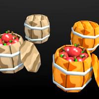 Barrel &amp; Barrel With Apples