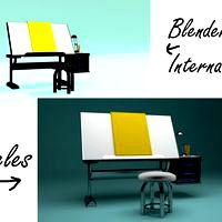 Cycles-Ready Drafting Table
