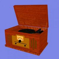 Blender Record / AM Radio Player