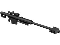 Barrett M82 3D CAD Model