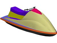 Jet Ski 3D CAD Model