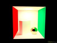 Cornell Box v2: GI + Mirror Ball