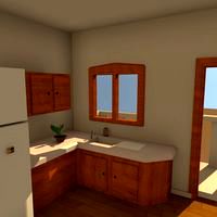 Kitchen - low poly