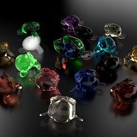 Faked Cycles Volumes and Absorbing Liquids/Glass