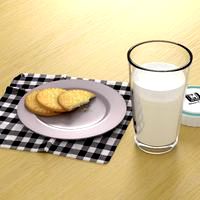Milk and biscuits