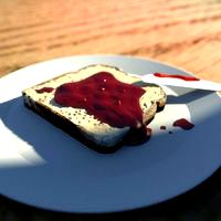 bread with jam
