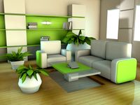 Green Room 3D Model