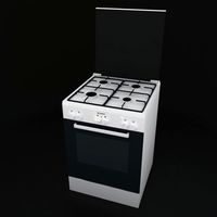 Bosh Gas stove 3D Model