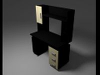 PC desk 3D Model