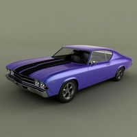 Chevrolet Chevelle 1969 3D Model