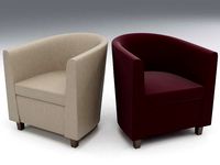 Armchair LORA 3D Model