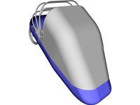 Human/electric side by side recumbent vehicle 3D CAD Model